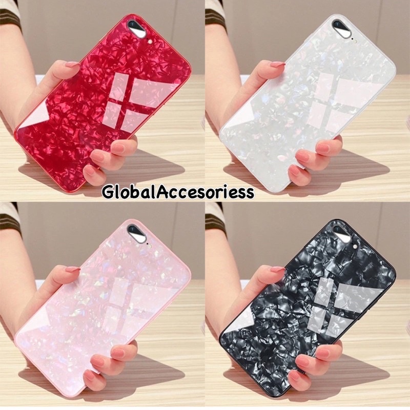 Case Iphone 7 Plus / iphone 7+ Case Shiny Sell Diamond Glass Case Iphone 7Plus / Cassing Iphone
