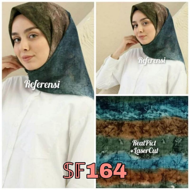 Kerudung denay seragam segi empat hijab segiempat denai