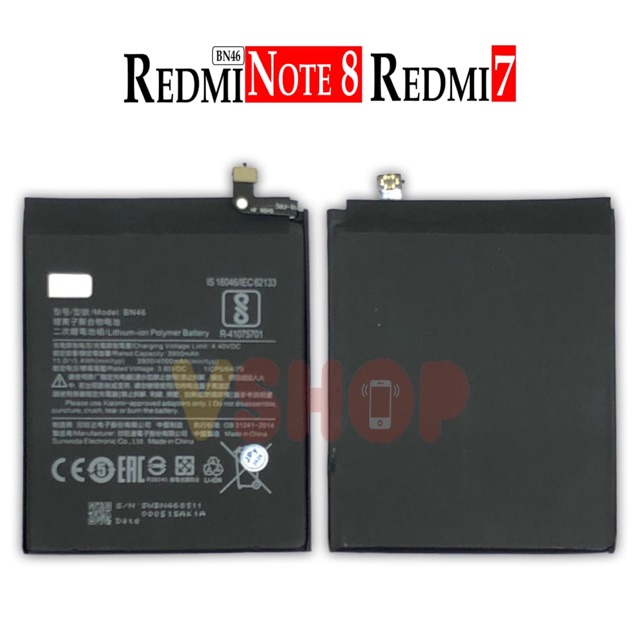 BATERAI BATRE FOR XIAOMI REDMI NOTE 8 BN46 BATTERY