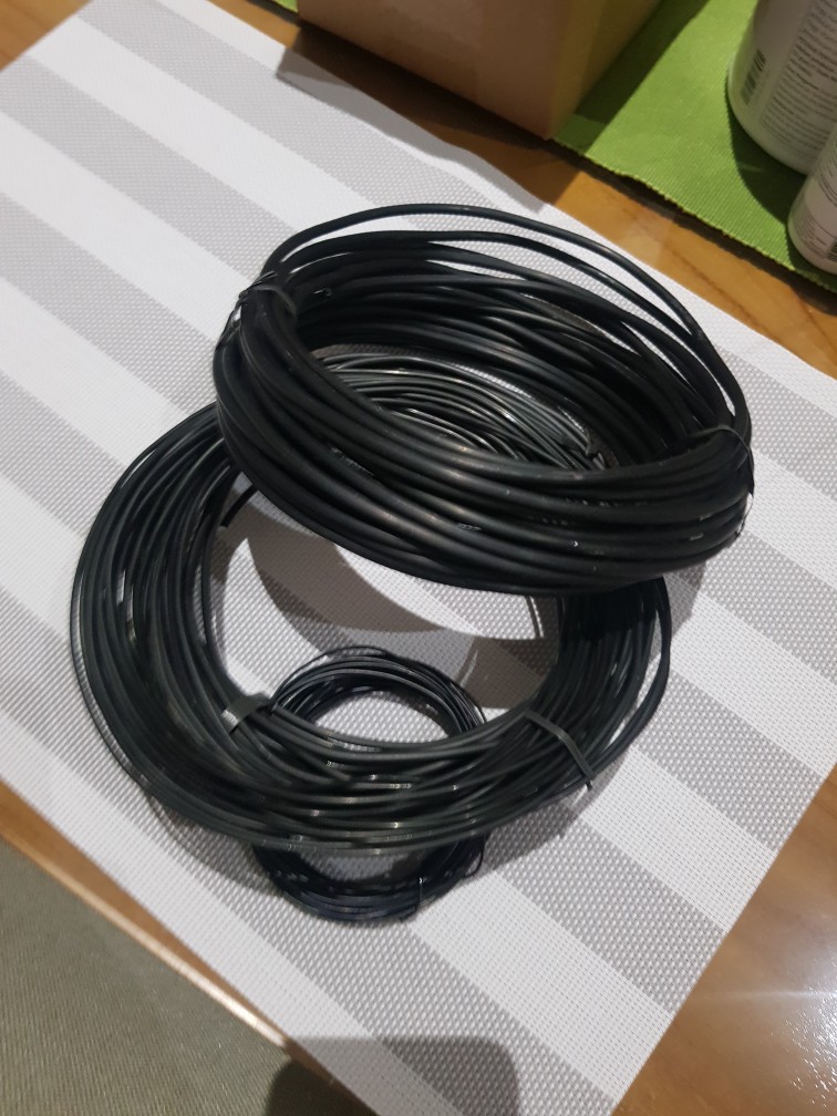 Kawat Bonsai Hitam 3mm Harga 1 Meter