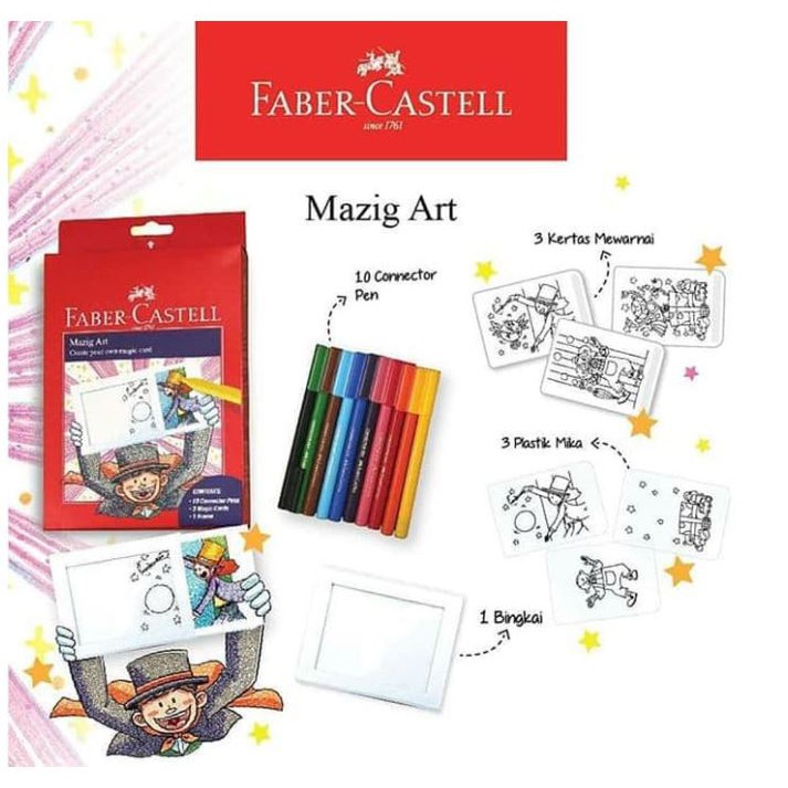 [MURAH] Faber Castell Mazig Art Set + 10 Connector Pen