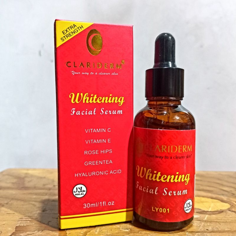 SERUM CLARIDERM WHITENING 30 ML MENCERAHKAN WAJAH DENGAN NATURAL