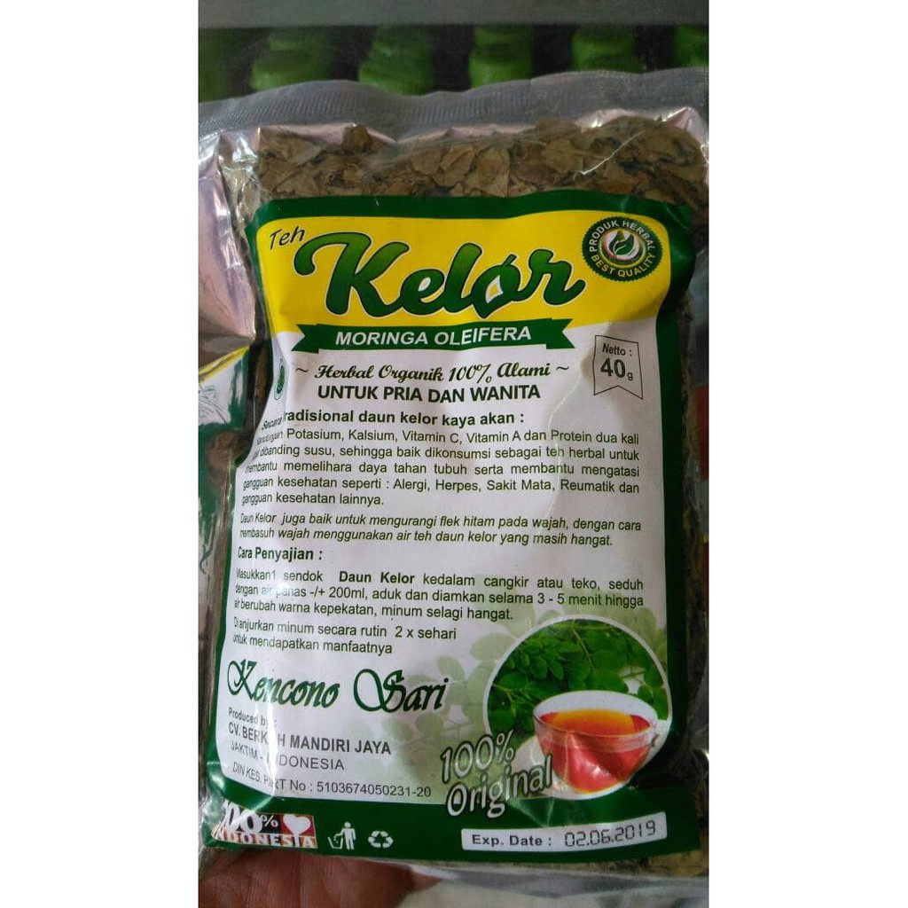 

Teh daun kelor herbal kesehatan