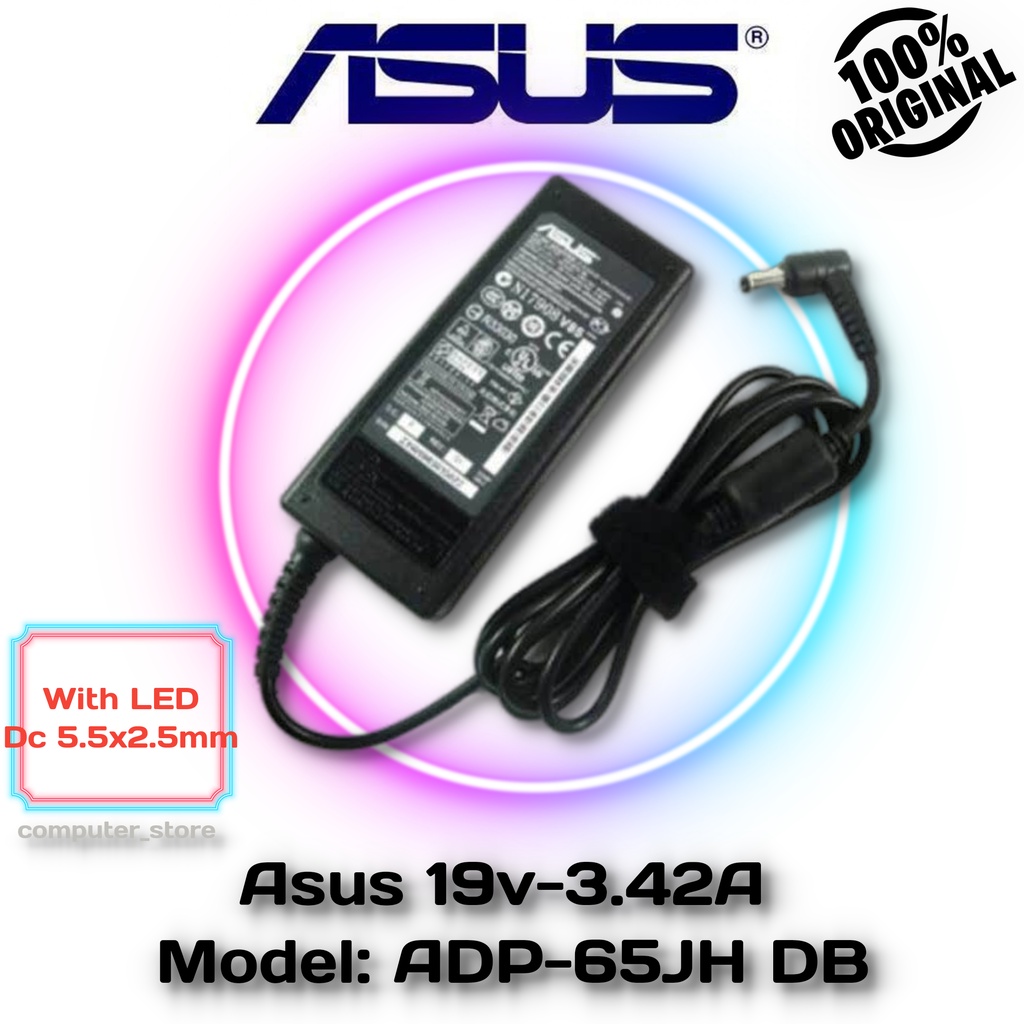 Adaptor Charger Asus 19V - 3.42A DC 5.5 | A43 A43E A43U A43F A43S K43S K42 A43 N43 X550 K45 UX21A UX32A UX31A Original