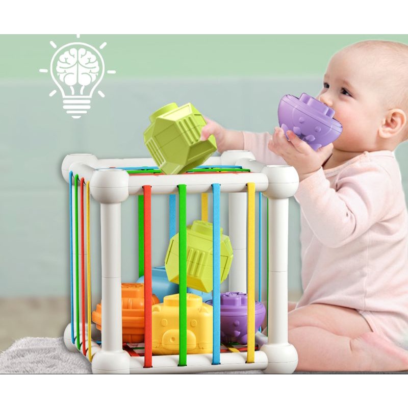 Mainan Anak BABY GAME ABOUT SHAPE Puzzle Baby Shape Sorting Belajar Puzzle Baby Game About Shape