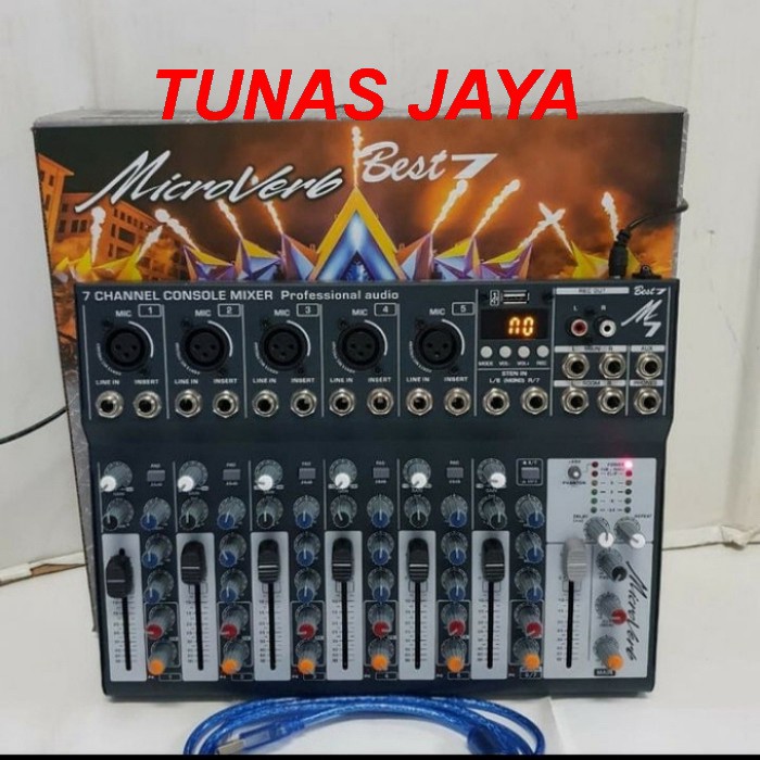 Mixer Audio Microverb Best 7 Best7 Original Effect Dsp NEW