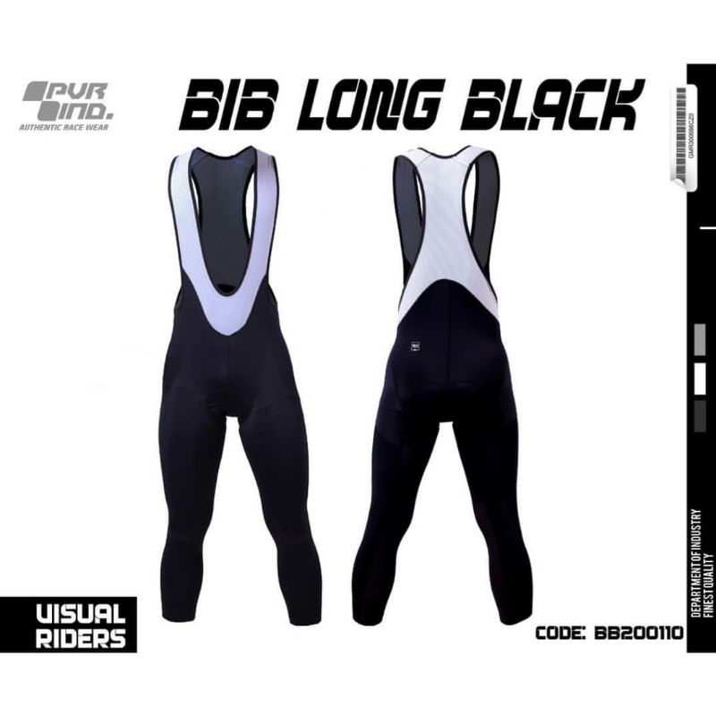 Celana Sepeda BIB Panjang PVR / BIB Long PVR IND / BIB Cycling Wear PVR / Celana Padding