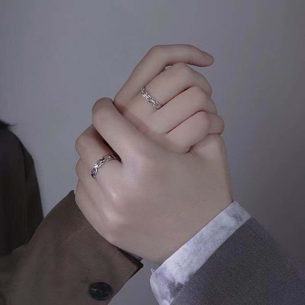 Mxbeauty Cincin Pasangan Hadiah Pernikahan Kekasih Untuk Pria Temperamen Zirkon Wanita Pembukaan Rings