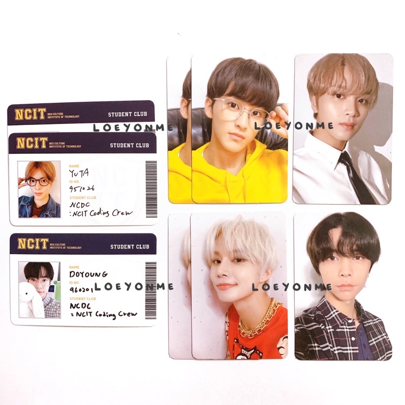 NCT127 NCIT Photo Pack (Johnny / Yuta / Doyoung / Jungwoo / Mark / Haechan)