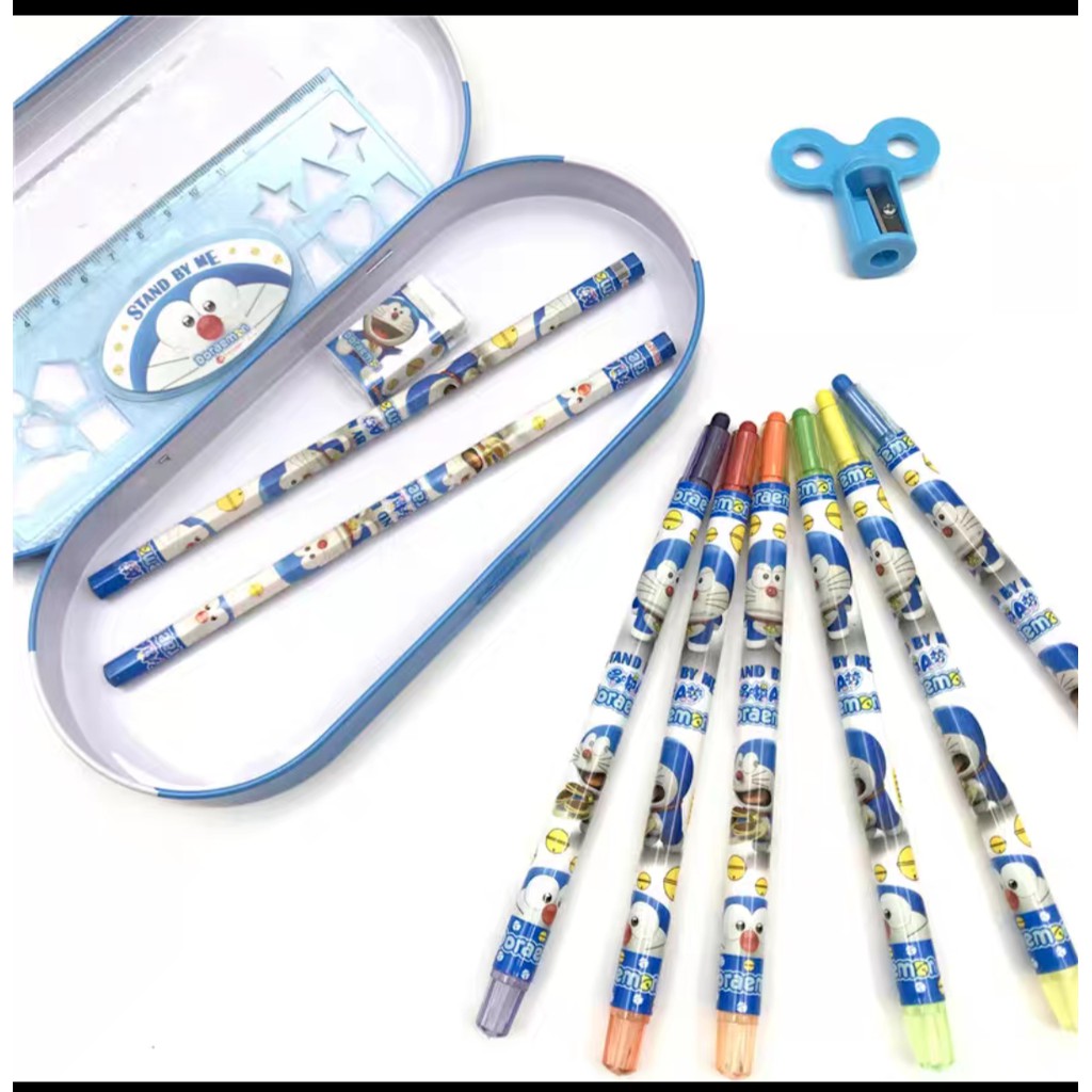PROMO KADO#PENSIL#SET#ALAT TULIS#DOAREMON#FROZEN#ALL IN#HARGA GROSIR