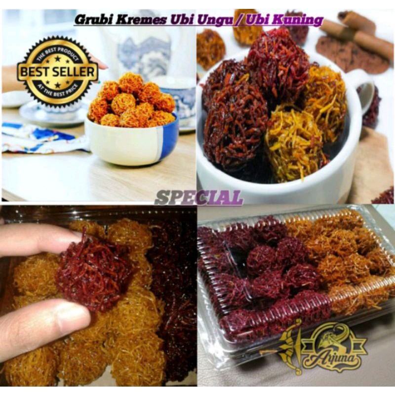 

Grubi Kremes Ubi Manis Ubi Ungu Ubi Kuning Mix Mika