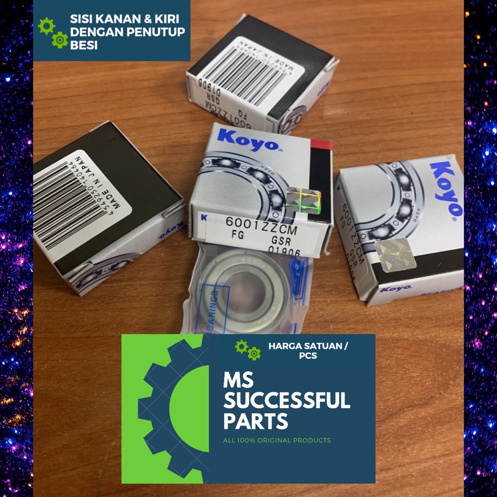 BEARING 6001 ZZ KOYO JAPAN 6001ZZ