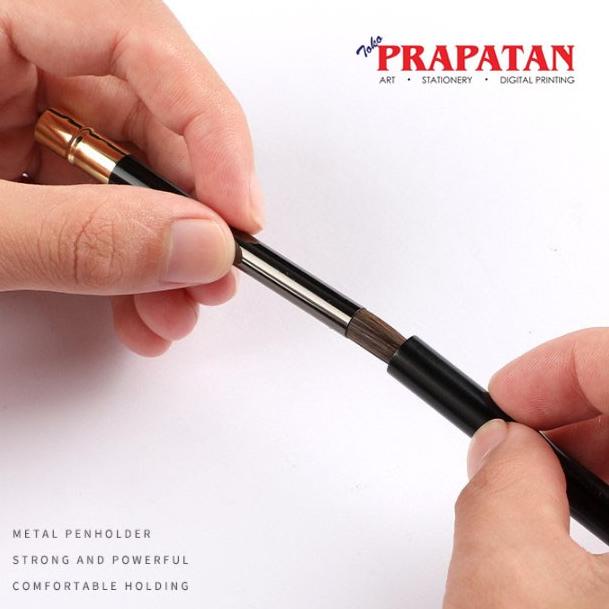 

Wei Zhuang Metal Penholder Paint Brush / Kuas Lukis
