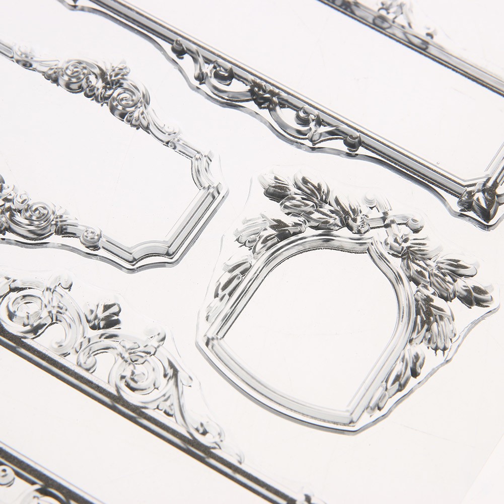 Clear Stamp (Stempel Transparan/Bening) - Frame Design