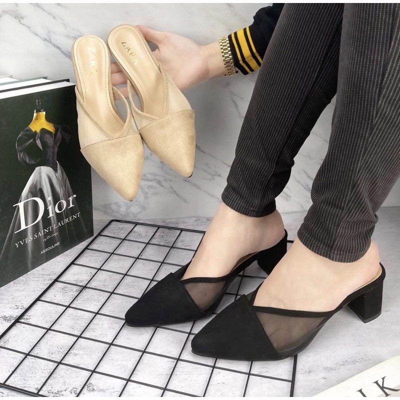 285d sepatu sendal wanita import realpict