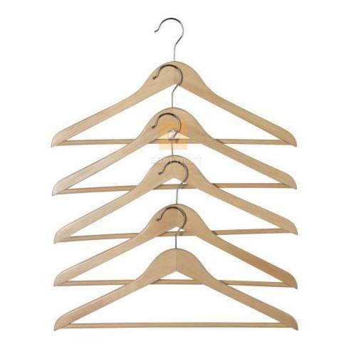 IKEA Gantungan Hanger Baju Kayu Isi 5pcs