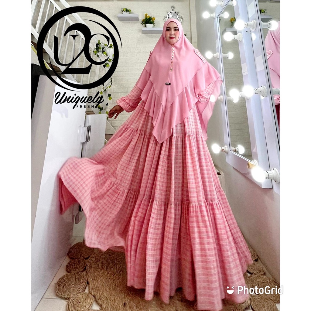 gamis syari premium full ceruti babydoll Fatimah by Butik U2C | gamis busui | Gamis Syari Terbaru