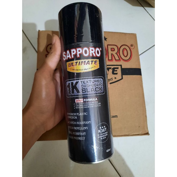 SAPPORO ULTIMATE K36T Texture Dashboard Black Cat Semprot Sapporo Pilok Pylox