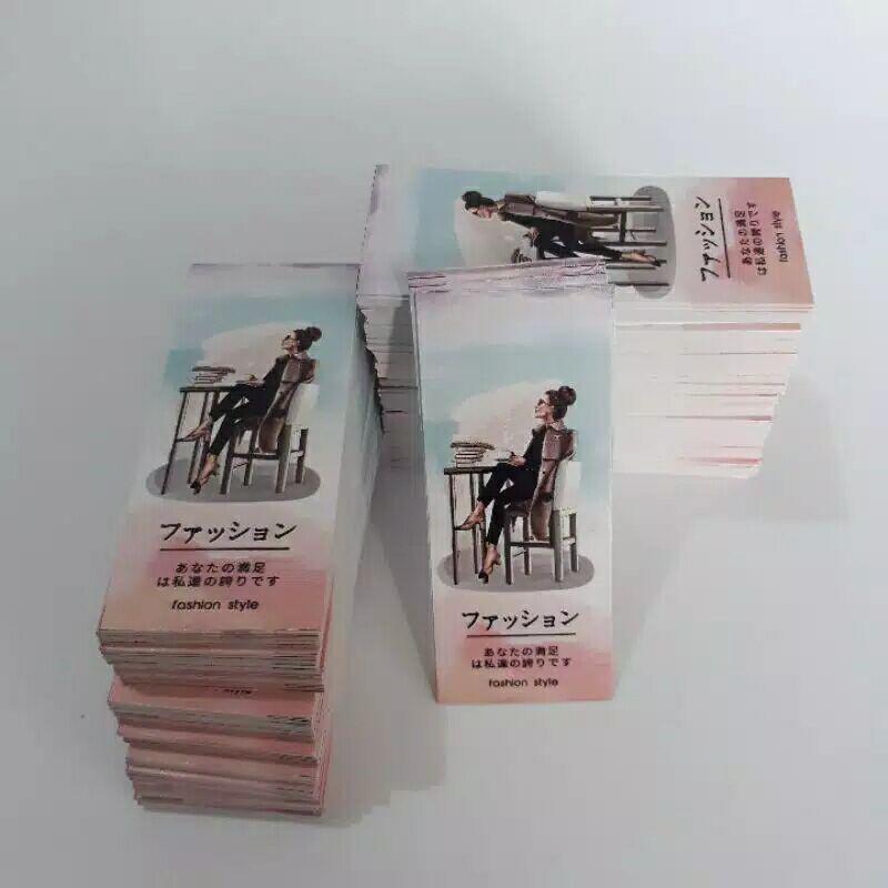 

[Min 60 Pcs] Hang Tag Hang Tag 4x8 Free Tali