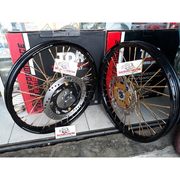 BRILIANT Velg TDR Ninja R -Ninja RR Tromol becak paket set plus cakram