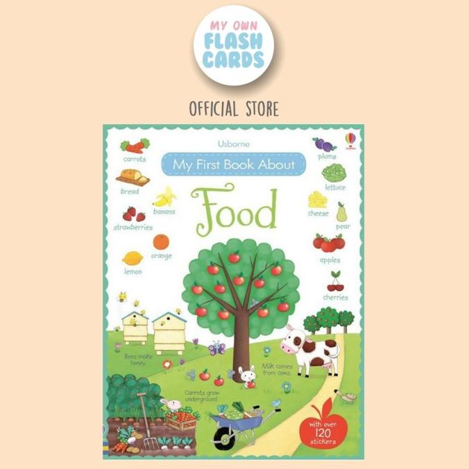 

Usborne My First Sticker Book - Food - Buku Stiker Edukasi Makanan Thebest