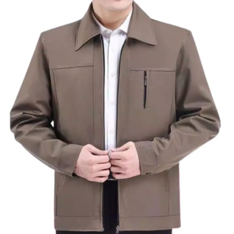 jasket / jas jaket kantor pria bahan bahan katun kain katun / jaket cowo tren masa kini / jaket form