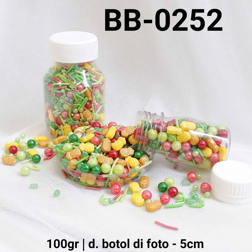

BB-0252 Sprinkles sprinkle springkel 100gr nanas lebaran natal yamama baking grosir murah sprinkles cake dekorasi mutiara trimit decoration story sprinklestory sprinklesstory sprinkle story yamama baking