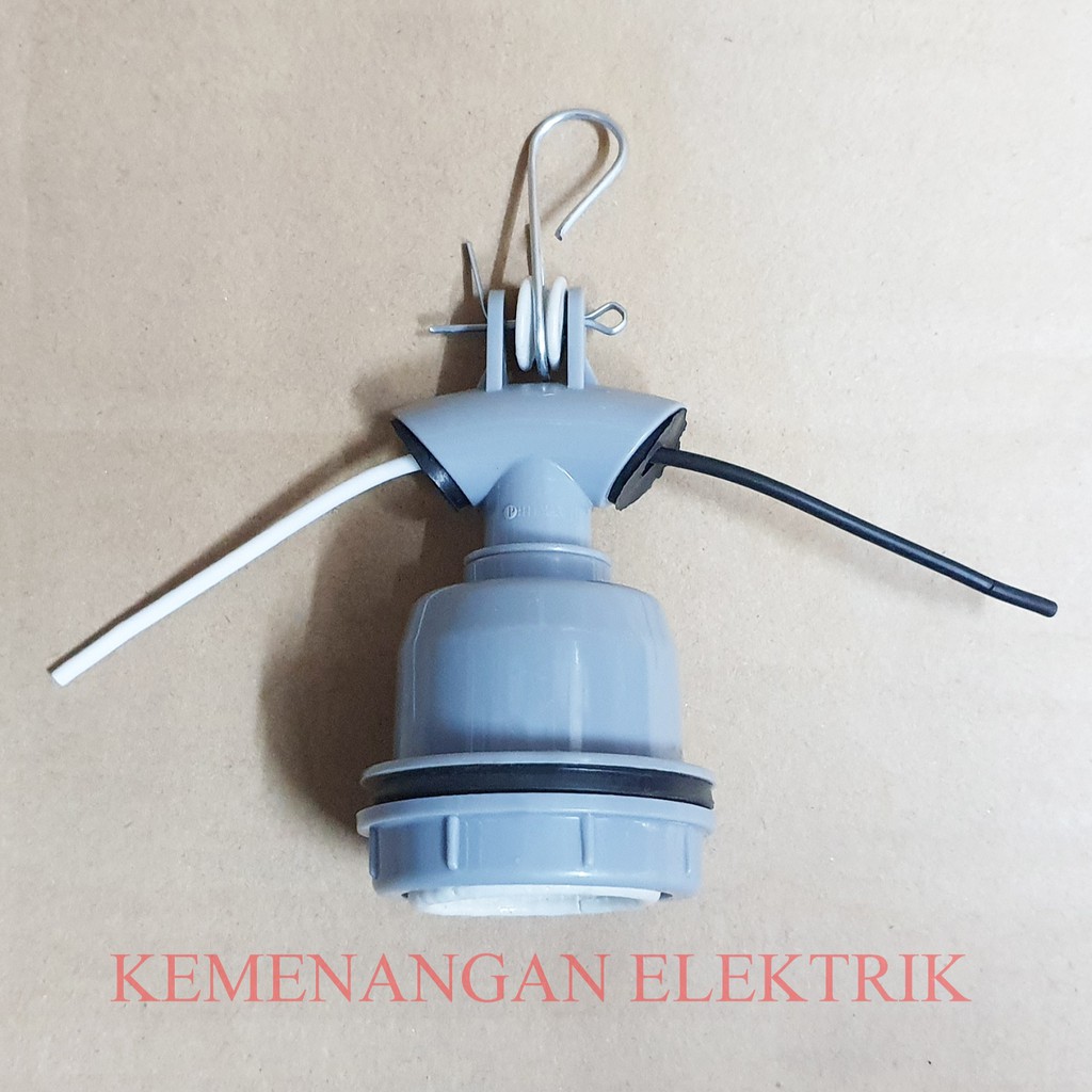 FITTING GANTUNG KERAMIK WD E27 / FITING WD E27 / FITTING LAMPU JALAN