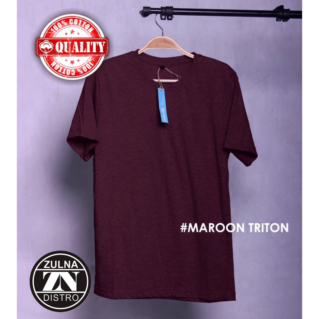 JUAL KAOS LENGAN PENDEK POLOS KAOS COTTON COMBED 30s KAOS DISTRO