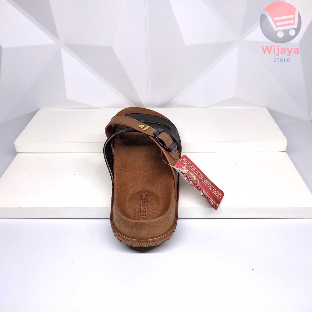 Sandal Slop Karet Anak Cowok New Era 37018 Sendal Slide Karet Anak Laki-Laki Gaya Kasual untuk Aktivitas Sehari-hari