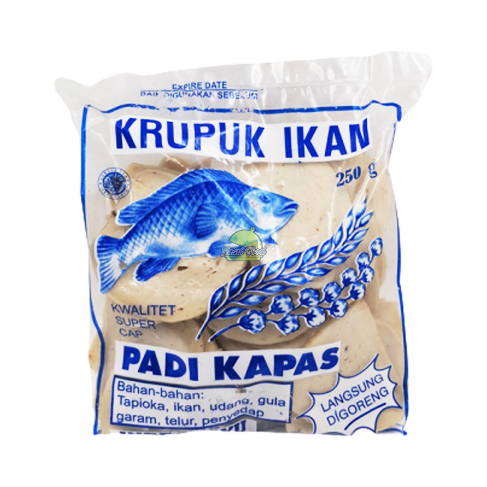 KERUPUK IKAN CAP PADI KAPAS 250 GRAM OLEH OLEH CIREBON | Shopee Indonesia