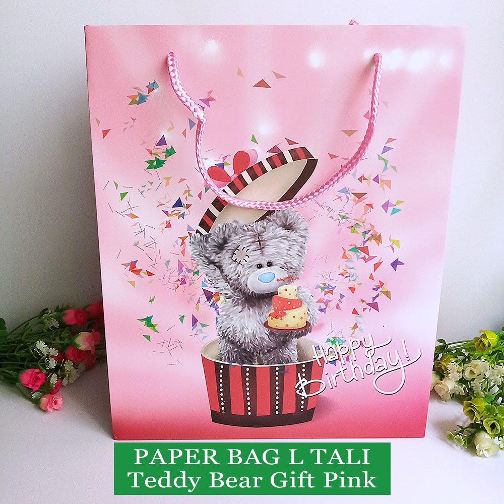 

Paper Bag Tali Motif L - Bear 1