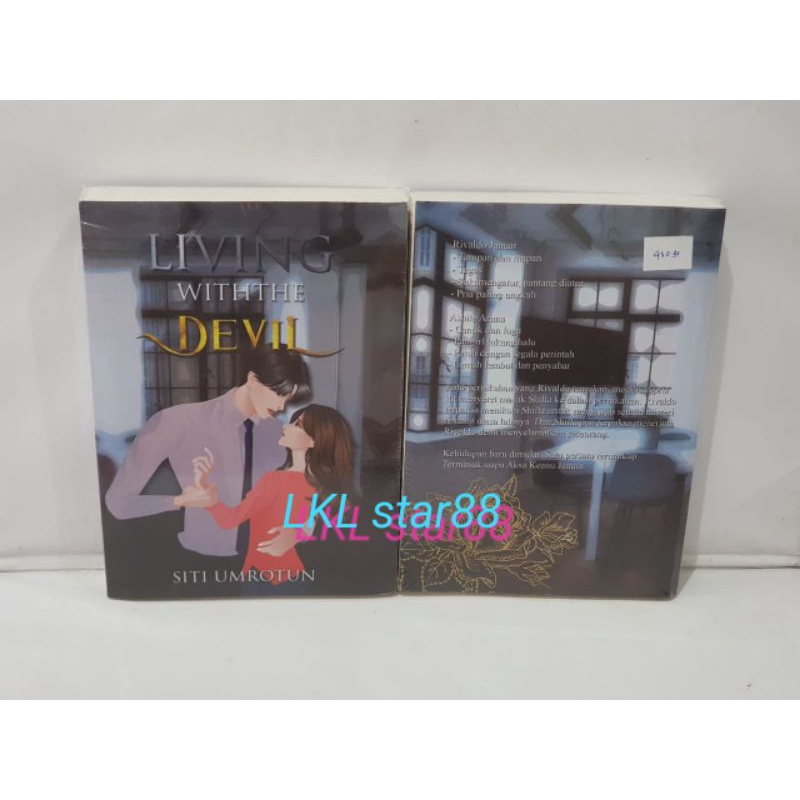 Buku/Novel READY Living With The Devil by Siti Umrotun