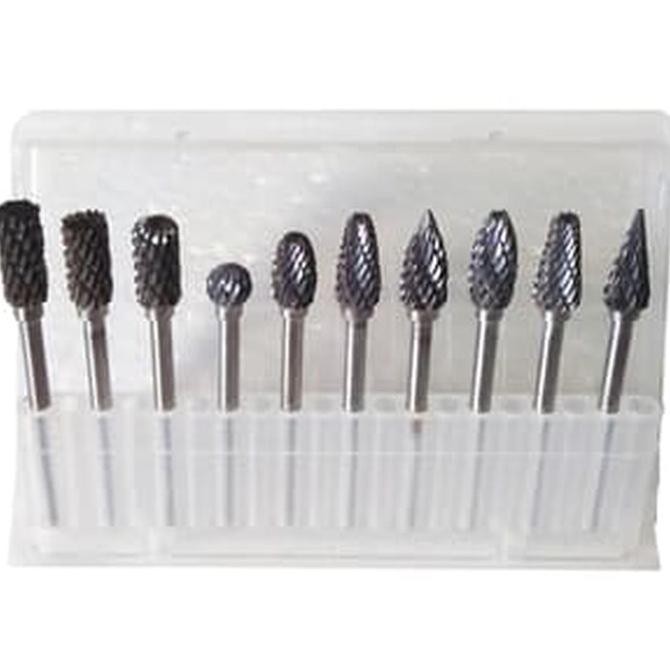 Mata Tuner Besi Carbide Gigi Nanas 3mm Set / Mata Bor Tuner / Korek