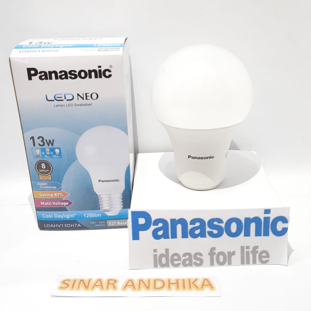 LAMPU LED BULB PANASONIC 13 WATT