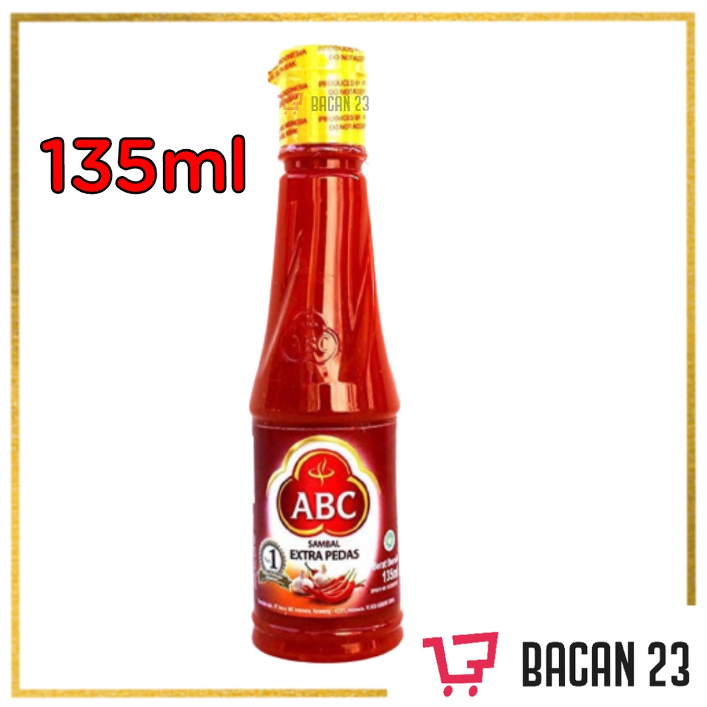 ABC Sambal Extra Pedas (135ml) / Saus Sambal / Bacan 23