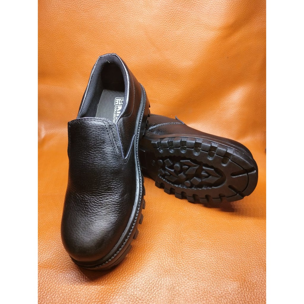 SEPATU SAFETY KULIT SLIP ON KING BORIL