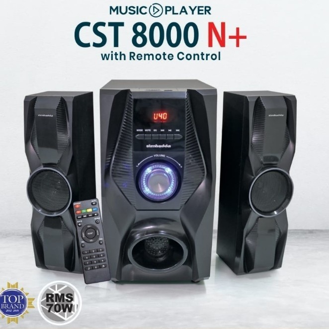Speaker Active Simbadda CST-8000N CST8000N Bluetooth FM Radio