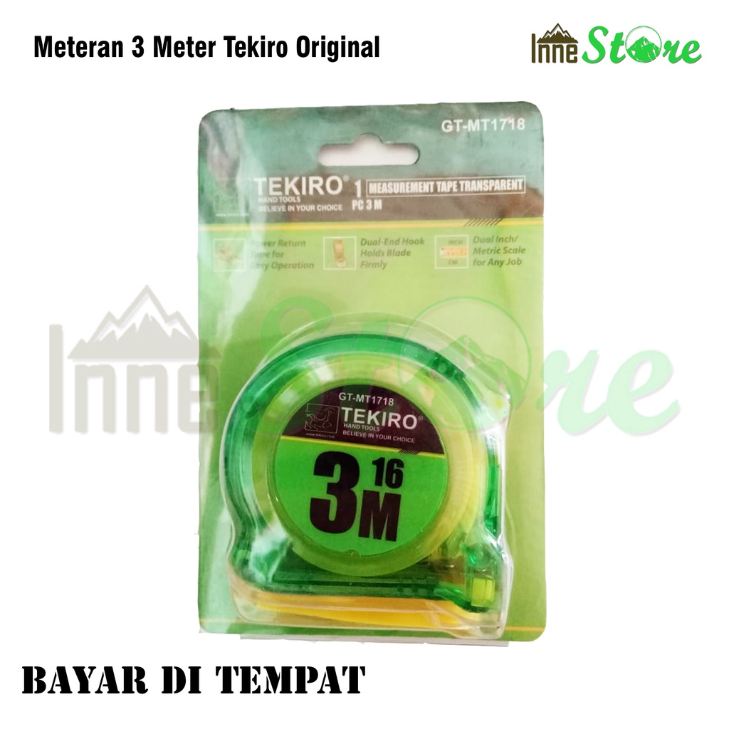 Meteran 3 Meter Tekiro Original
