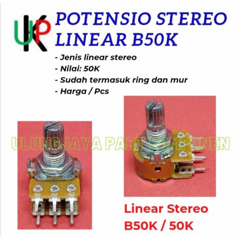 potensio 50k stereo trimpot b50k stereo