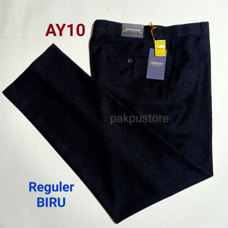 REGULER, Celana Panjang Pria Kain Formal Merek ARROW Branded Matahari Original