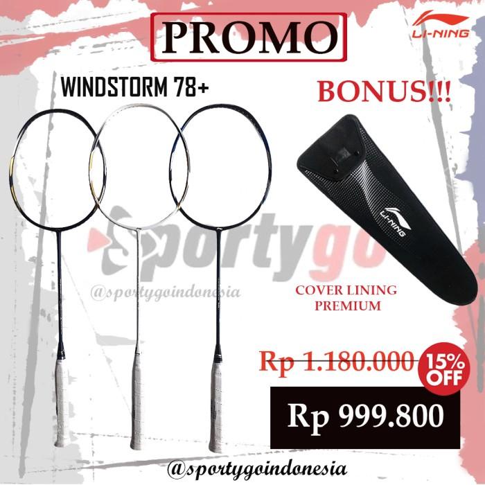 Raket | Raket Badminton Lining Windstorm 78 Plus Original Li Ning 78+ 78Plus