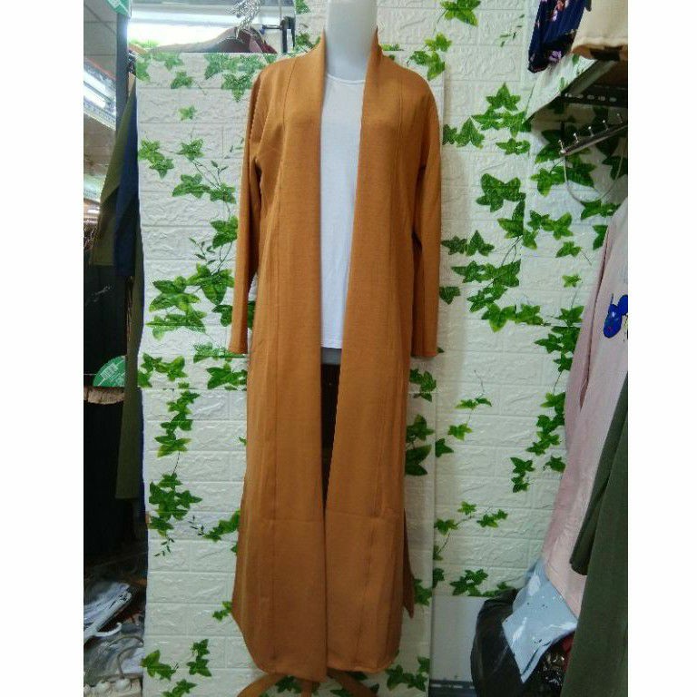 Long Cardigan Kardigan Panjang Wanita Kekinian Cardigan Panjang Panjang Sampai Mata Kaki Murah Shopee Indonesia