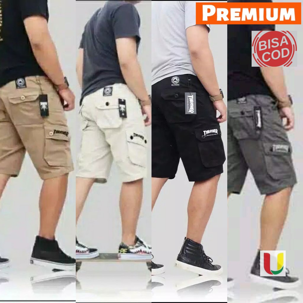 Celana Cargo Pria Celana Pendek Pria
