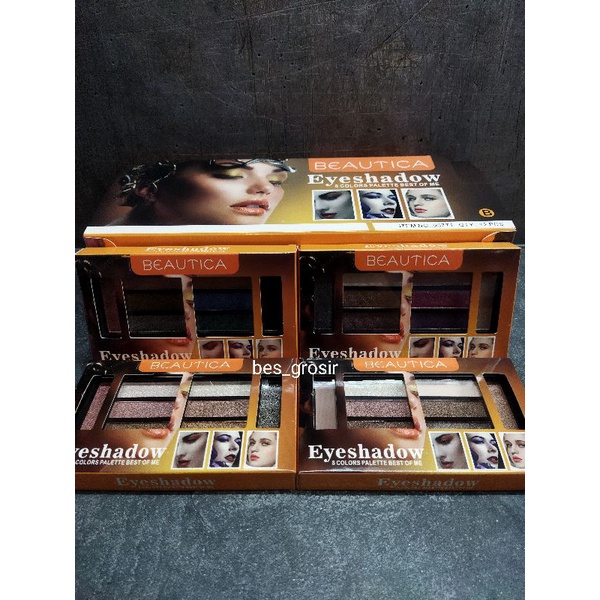 Eye shadow beautica 8 colours palette ( 1 pcs )