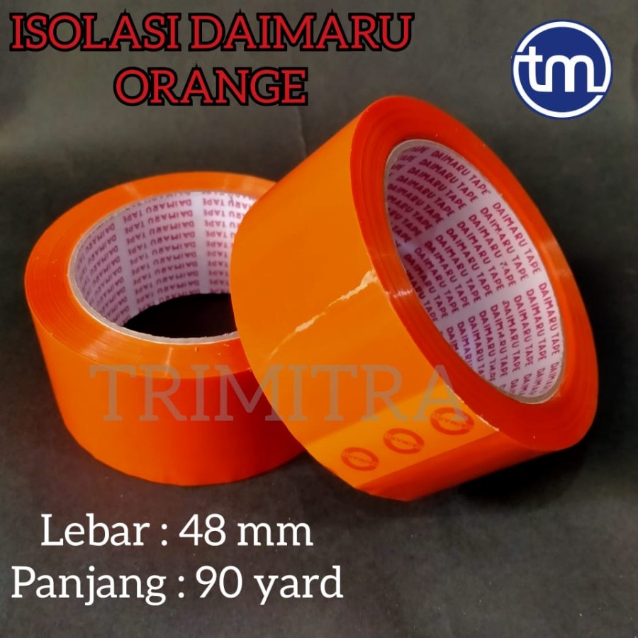 

Isolasi Daimaru Orange Opp Plastik