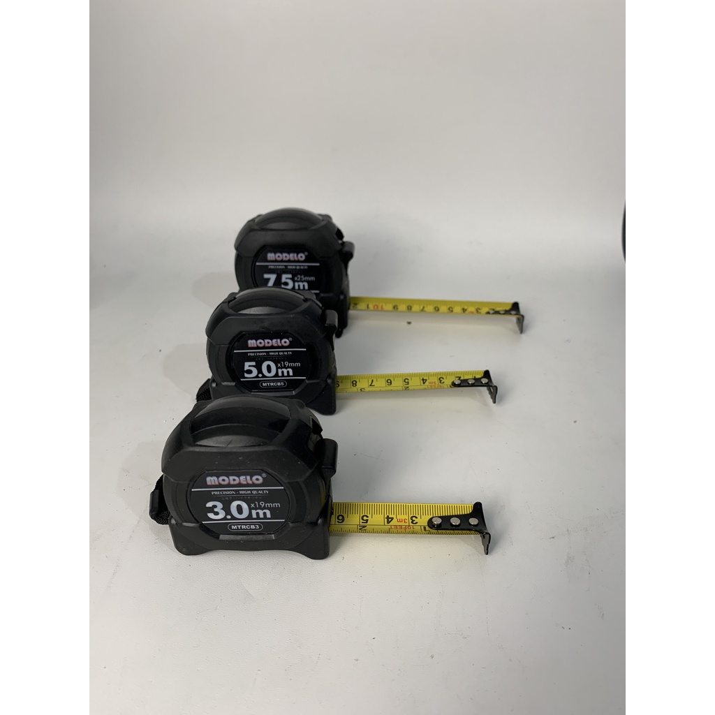 Meteran Karet Tebal Otomatis Elastis 3 Meter / 5 Meter/ 7,5 Meter - Modelo