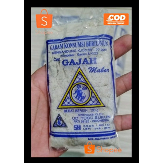 

Garam Dapur/ Garam Yodium Cap Gajah