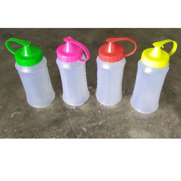 botol saos 500ml / botol kecap plastik / botol saos plastik