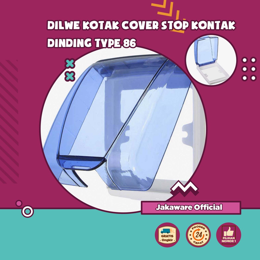 KOTAK COVER STOP KONTAK DINDING TYPE 86 ANTI AIR WATERPROOF DINDING TEMBOK STOPKONTAK COLOKAN LUBANG